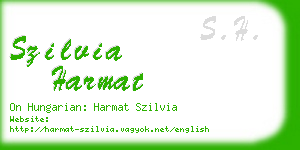 szilvia harmat business card